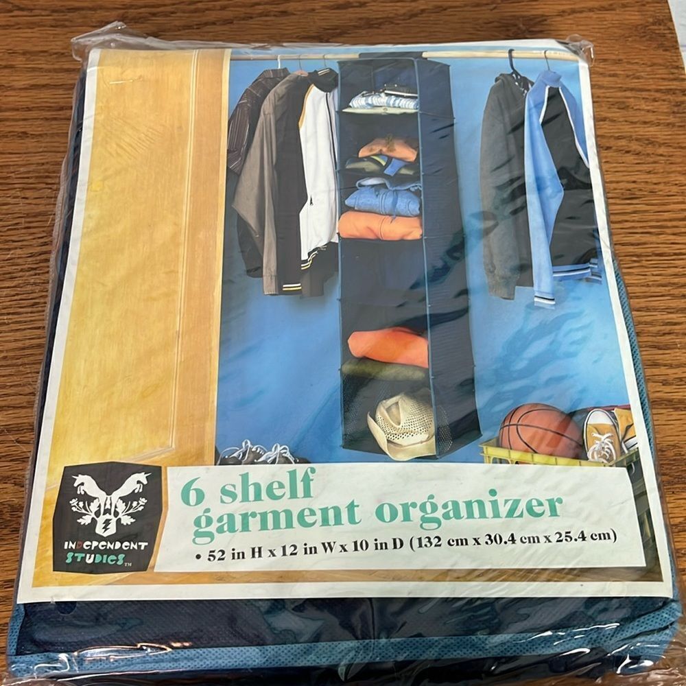 Target - 6 shelf closet organizer brand new